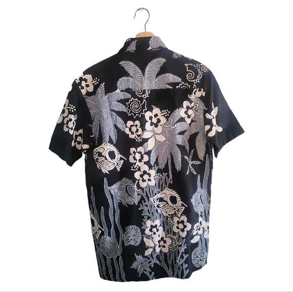 CABALI Tropica Print Button-up Shirt Men's Medium - Picture 5 of 5